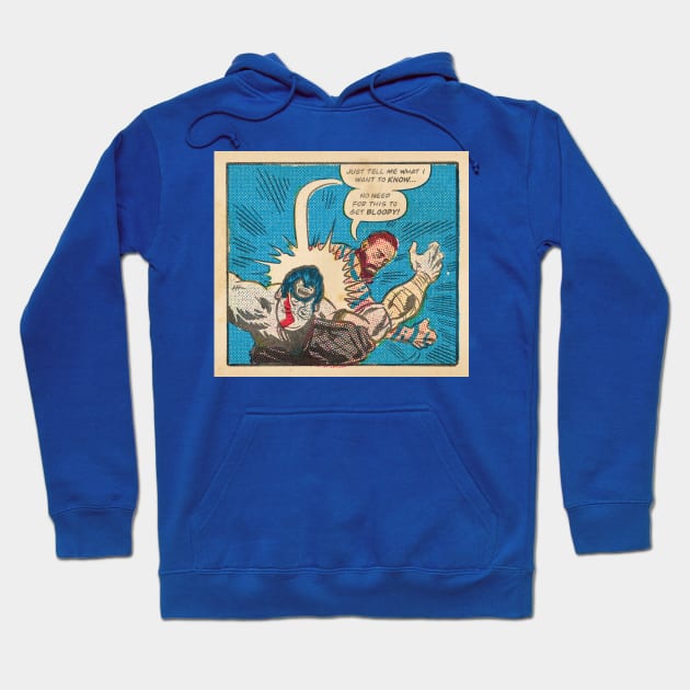 The Stranger - God of War fan art Comic panel fan art Hoodie by MarkScicluna